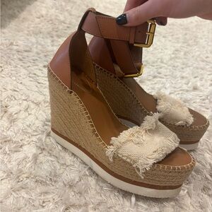 See By Chloe Espadrille Wedges Size 7.5